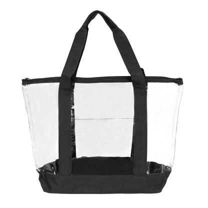 Stadium PVC Clear Zipper Tote Bag