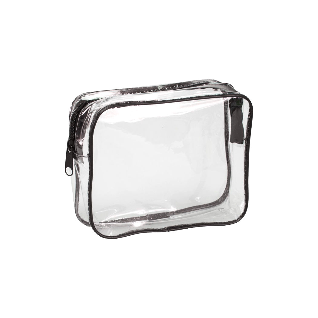 Clear Vinyl Travel Cosmetic Organizer