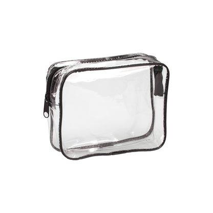 Clear Vinyl Travel Cosmetic Organizer