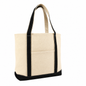 XL Cotton Gusseted Tote Bag