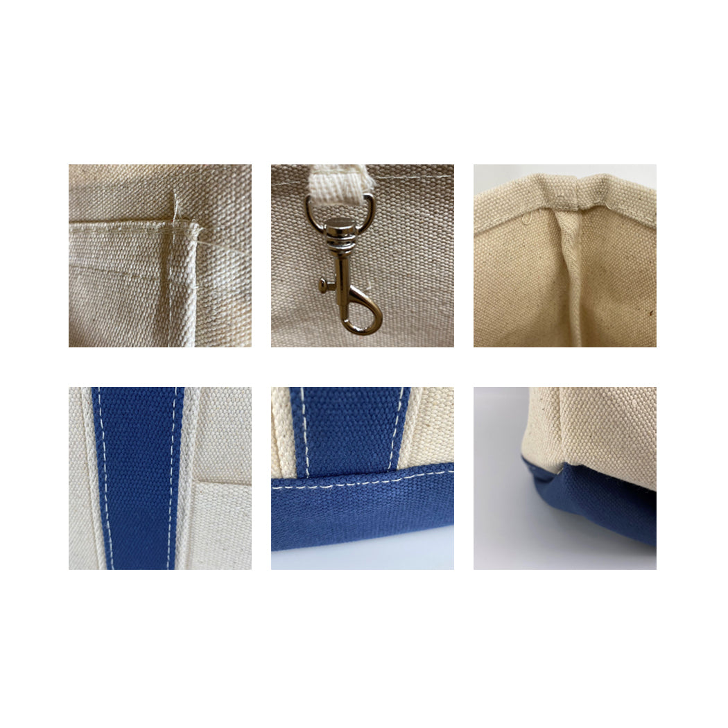 XL Cotton Gusseted Tote Bag