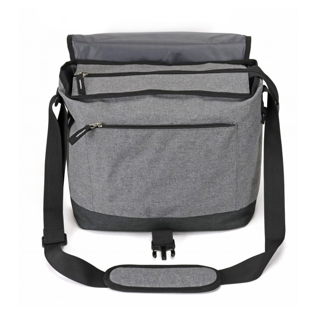 Heathered Laptop Messenger Bag