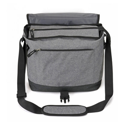 Heathered Laptop Messenger Bag