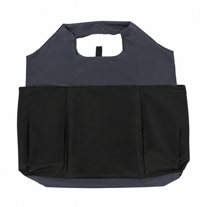 Roll-Up RPET Tote Bag with Front Pockets