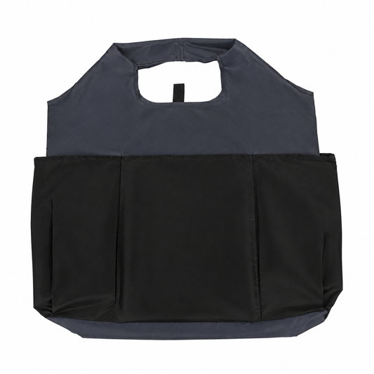 Roll-Up RPET Tote Bag with Front Pockets