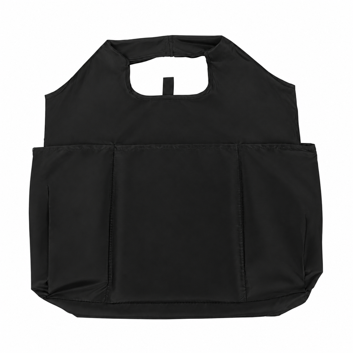 Roll-Up RPET Tote Bag with Front Pockets