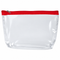 Clear with Red Trim