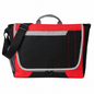 Bottle-Pocket Poly Messenger Bag