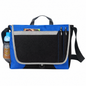 Bottle-Pocket Poly Messenger Bag