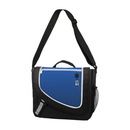 Poly Zipper Messenger Bag