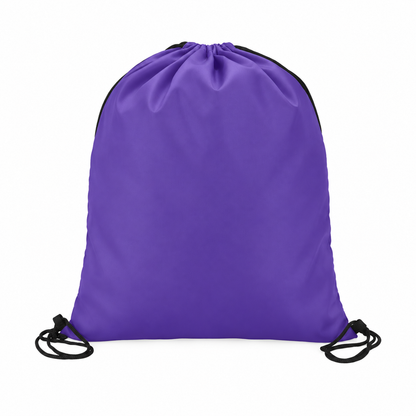 Nylon Drawstring Bag with Reinforced Corners