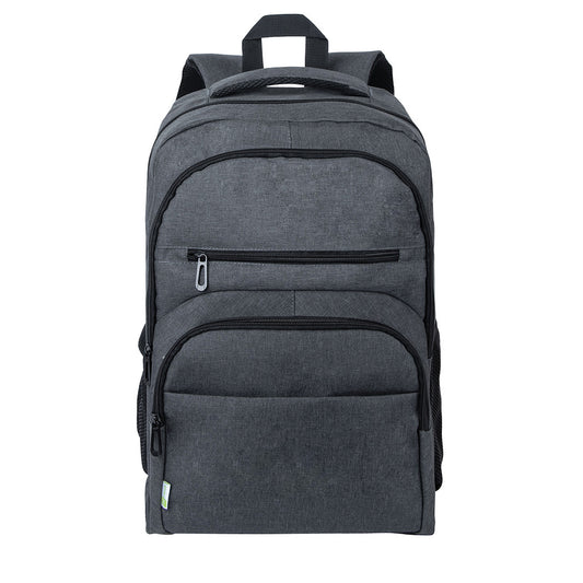 Recycled 15.6-Inch Laptop Backpack with Front Pocket