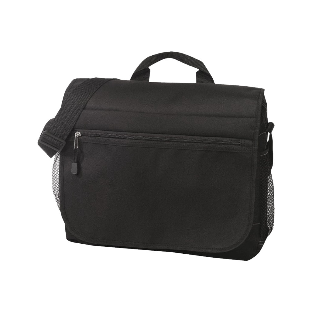 Multi-Pocket Deluxe Poly Messenger Bag