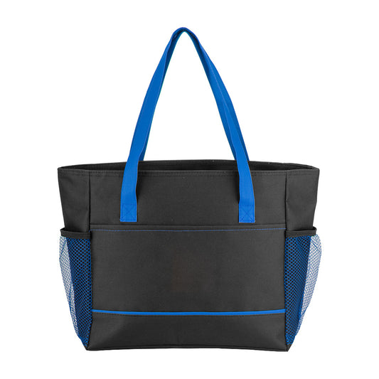 Bold-Trim Insulated Tote Bag