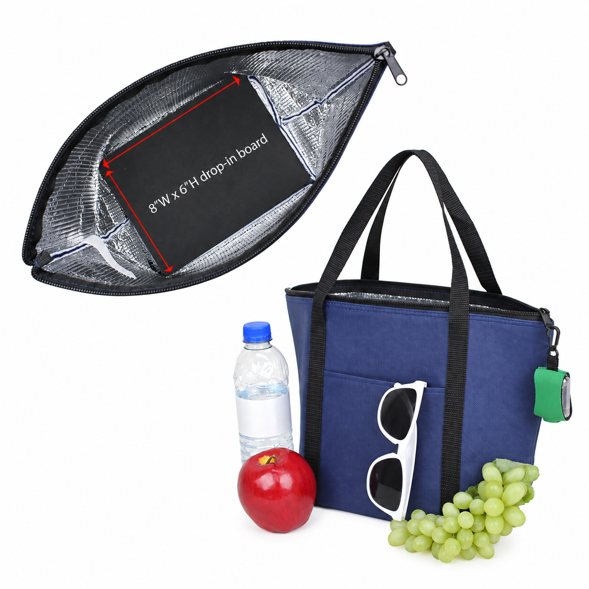 Front-Pocket Insulated Tote Bag