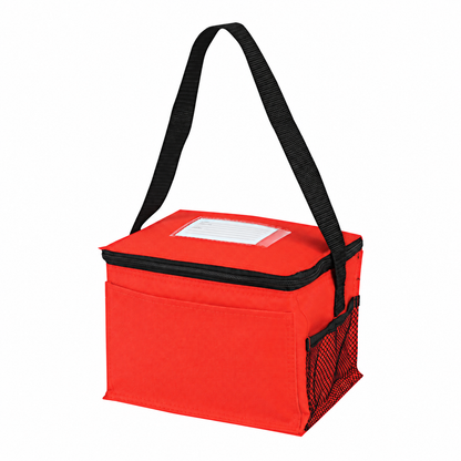 Poly 6 Can Lunch Cooler Bag