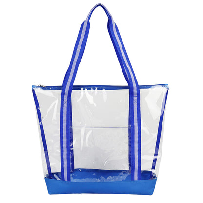TPU Zippered Gusseted Tote Bag