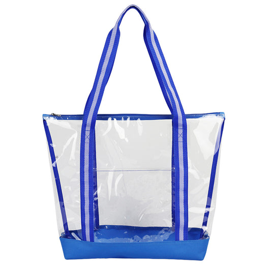 TPU Zippered Gusseted Tote Bag
