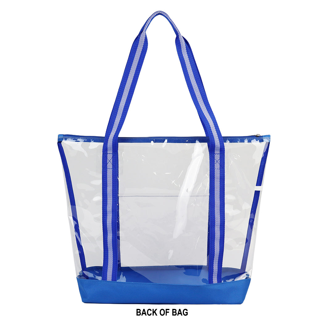 TPU Zippered Gusseted Tote Bag