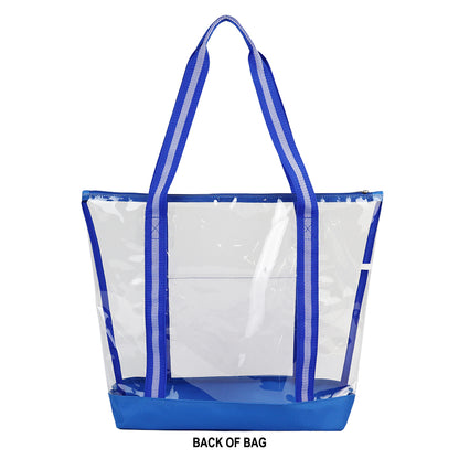 TPU Zippered Gusseted Tote Bag