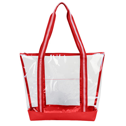 TPU Zippered Gusseted Tote Bag