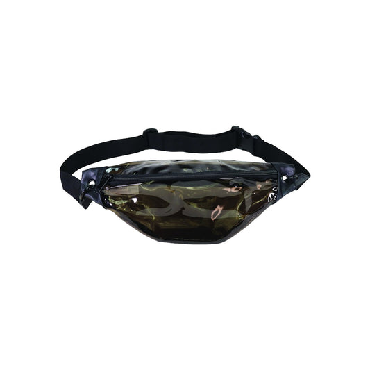 Transparent Black Vinyl Waist Pack