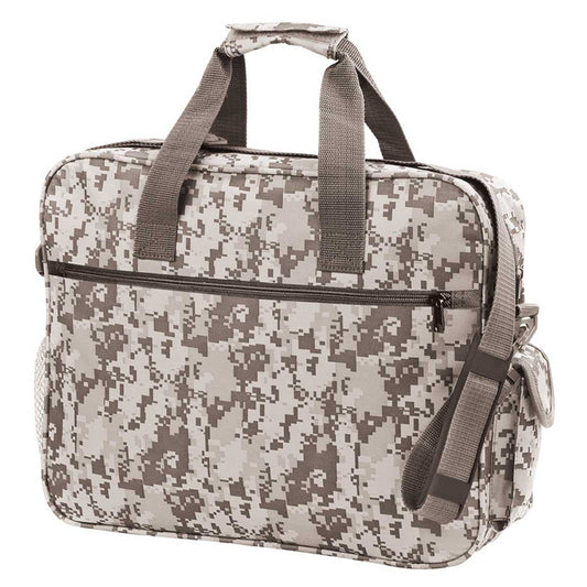 Digital Camo Briefcase Messenger Bag