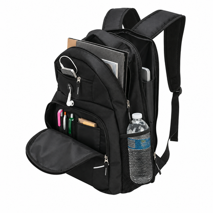 Zippered 15-Inch Laptop Backpack