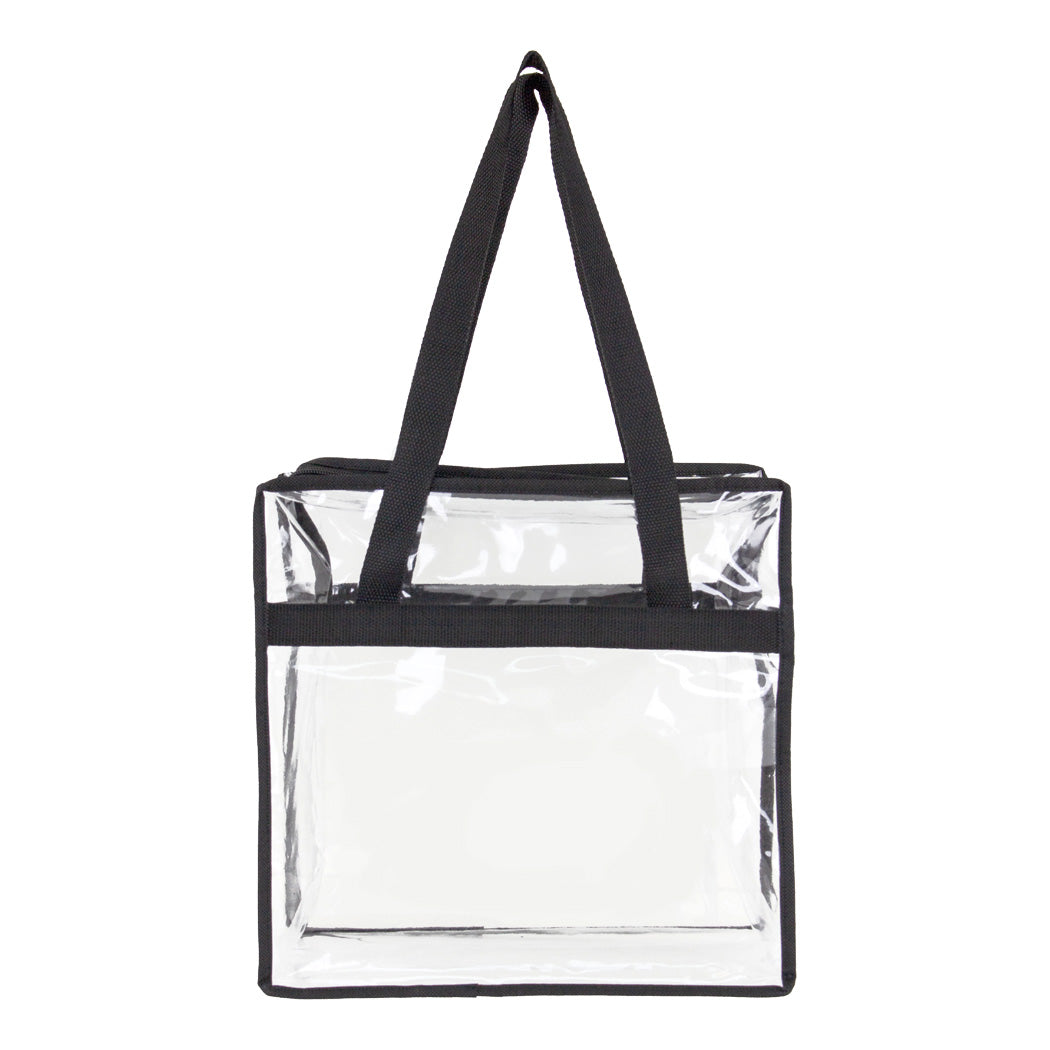 Clear Zippered Tote Bag