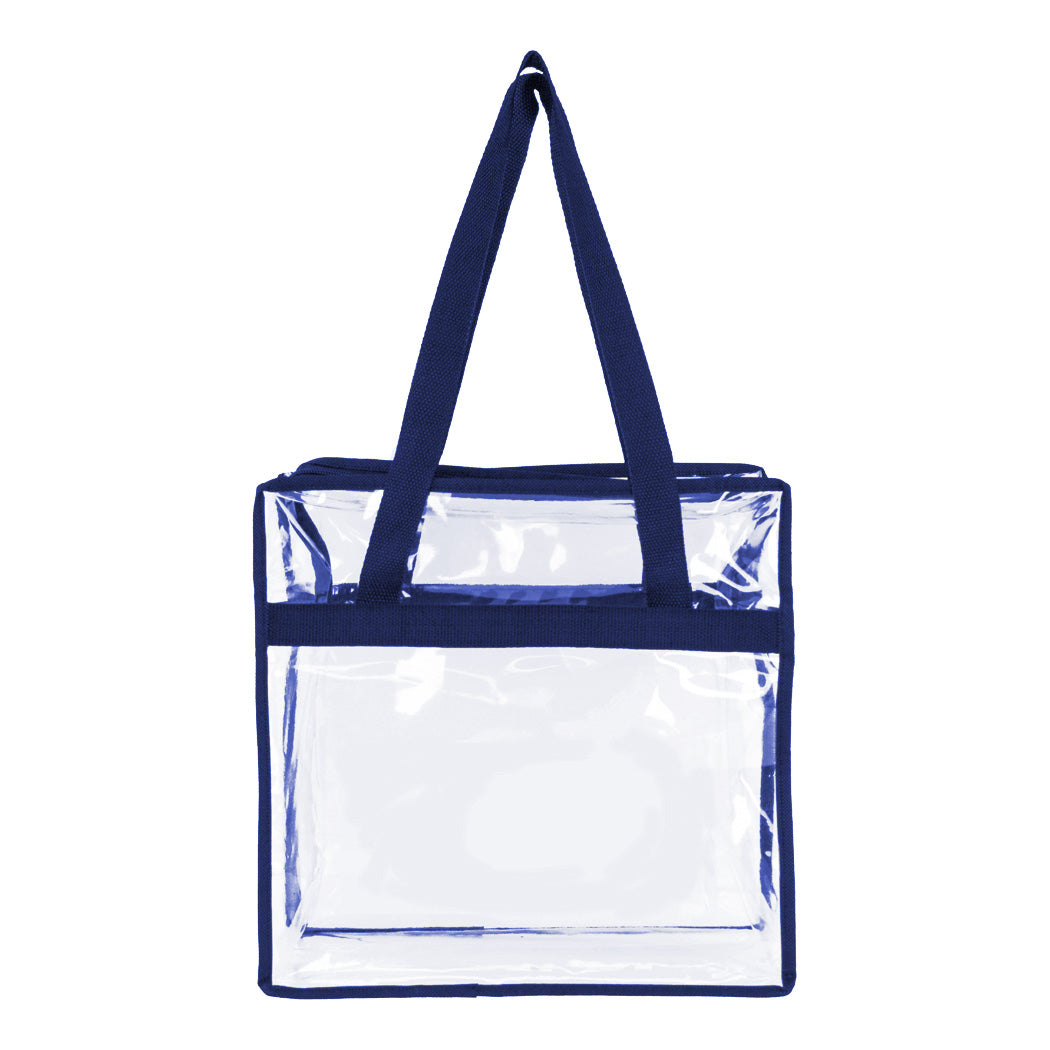 Clear Zippered Tote Bag