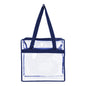 Clear Zippered Tote Bag