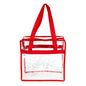 Clear Zippered Tote Bag