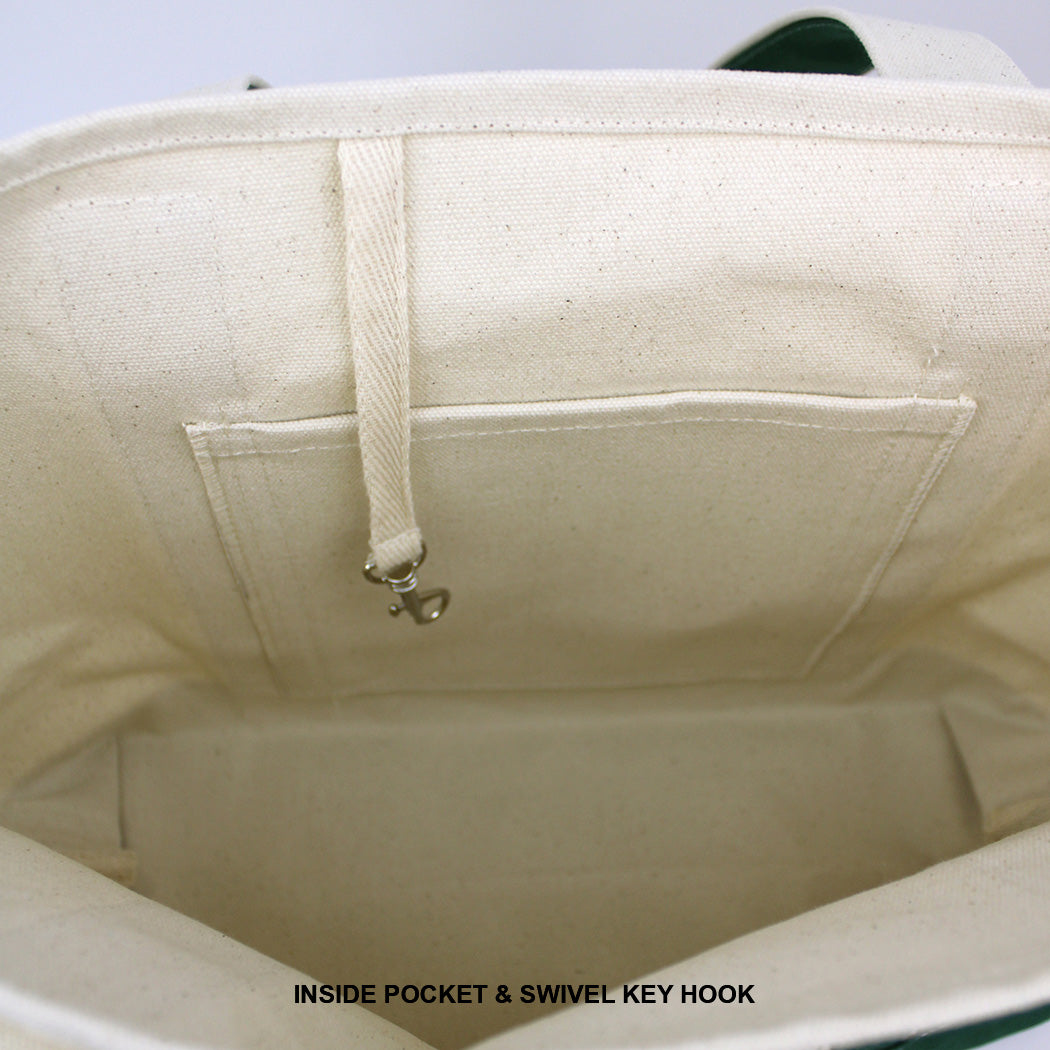 Heavyweight Canvas Gusseted Tote Bag