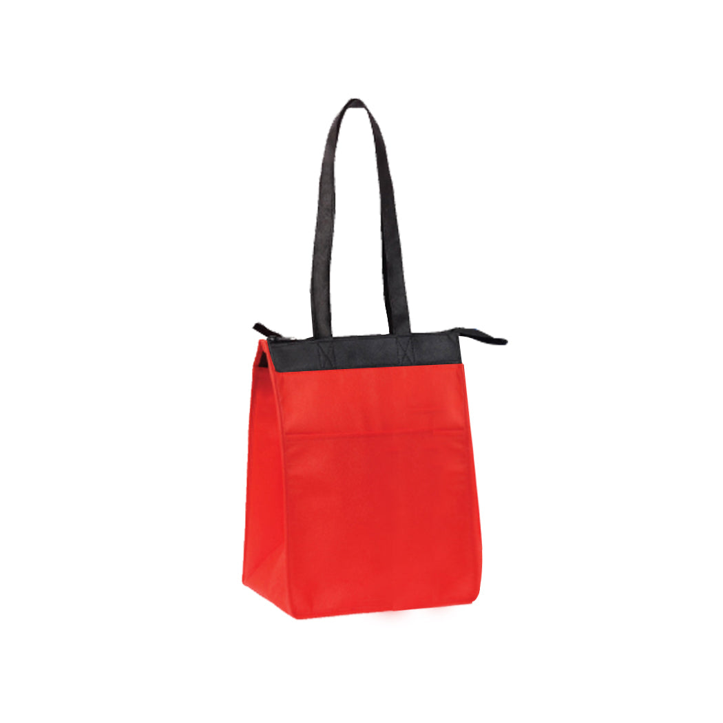 Non-Woven Insulated Zippered Lunch Tote Bag