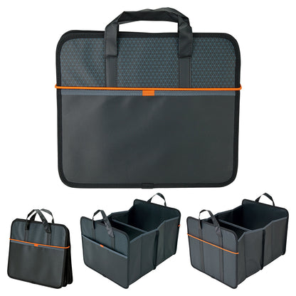 Foldable Two-Compartment Trunk Organizer