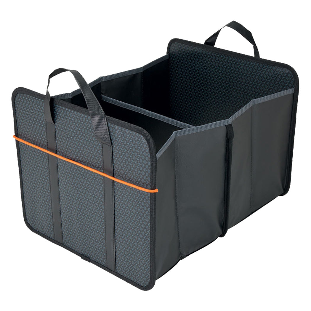 Foldable Two-Compartment Trunk Organizer