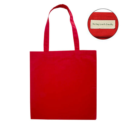 Recycled Cotton Canvas Tote Bag with Open Top