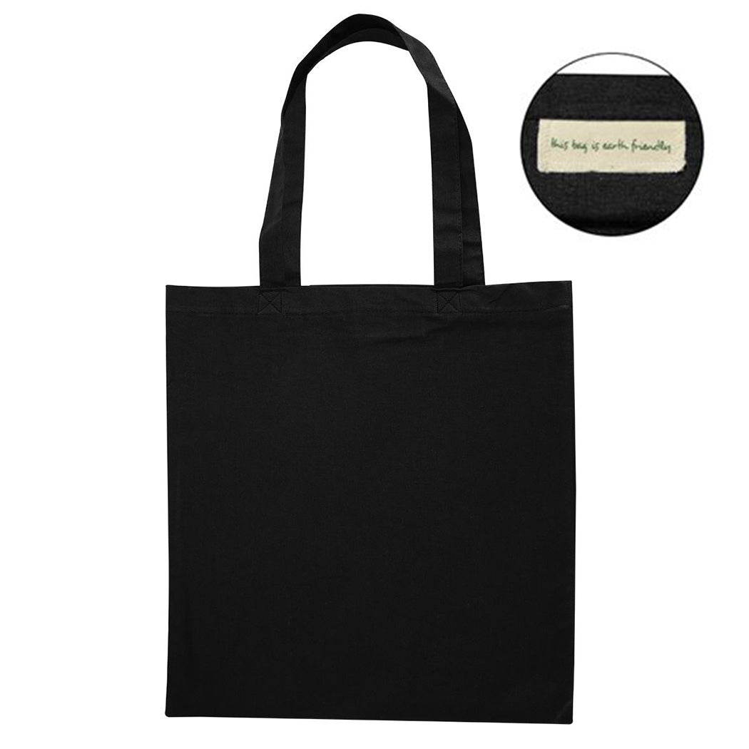 Recycled Cotton Canvas Tote Bag with Open Top