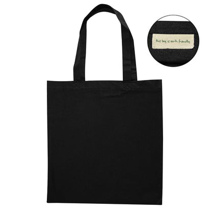Recycled Cotton Canvas Tote Bag with Open Top