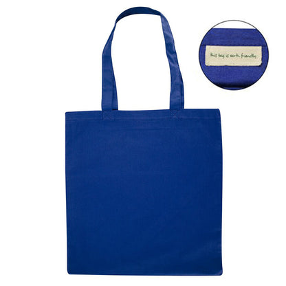 Recycled Cotton Canvas Tote Bag with Open Top