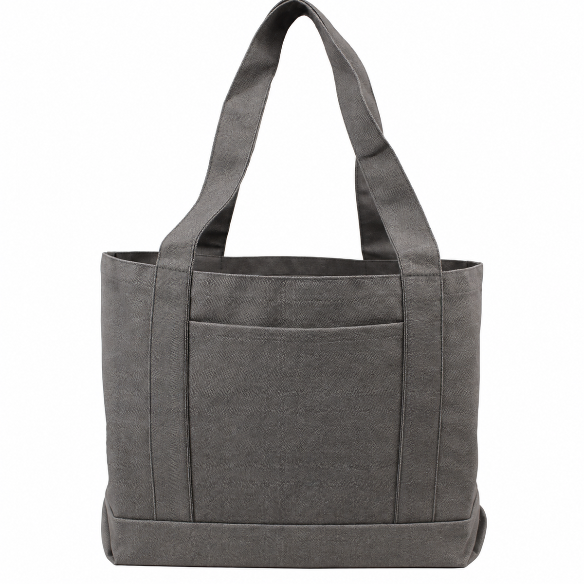 Stonewashed Canvas Open Tote Bag