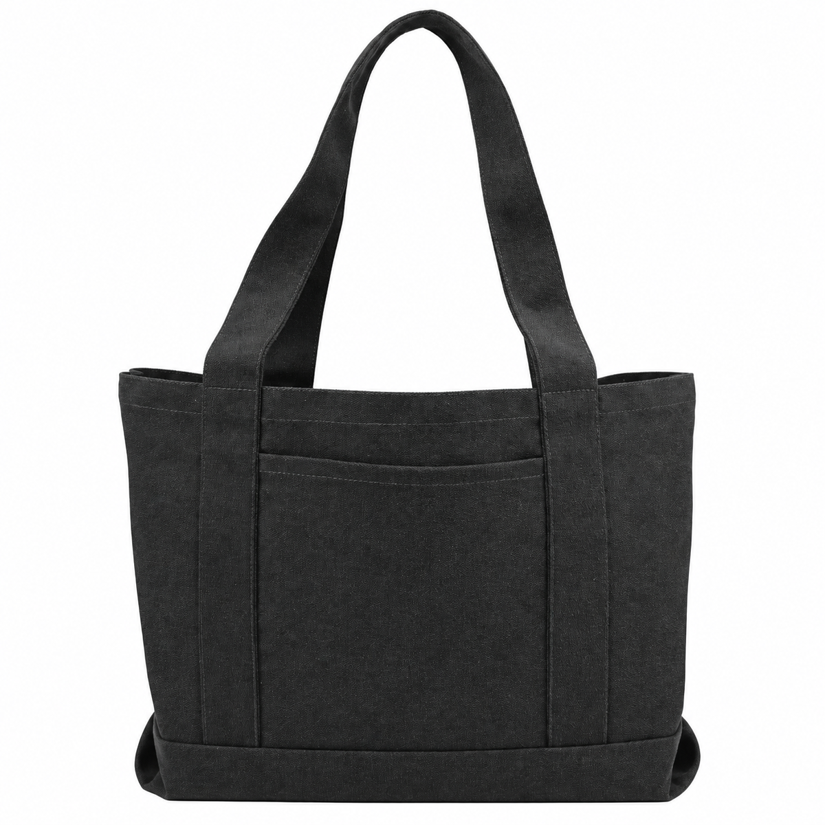 Stonewashed Canvas Open Tote Bag