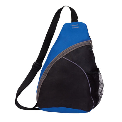 Zippered Poly Sling Backpack
