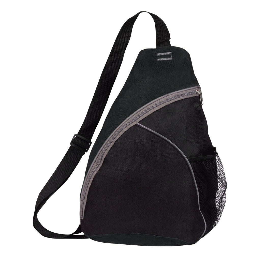 Zippered Poly Sling Backpack