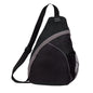 Zippered Poly Sling Backpack