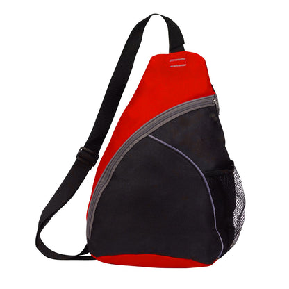Zippered Poly Sling Backpack