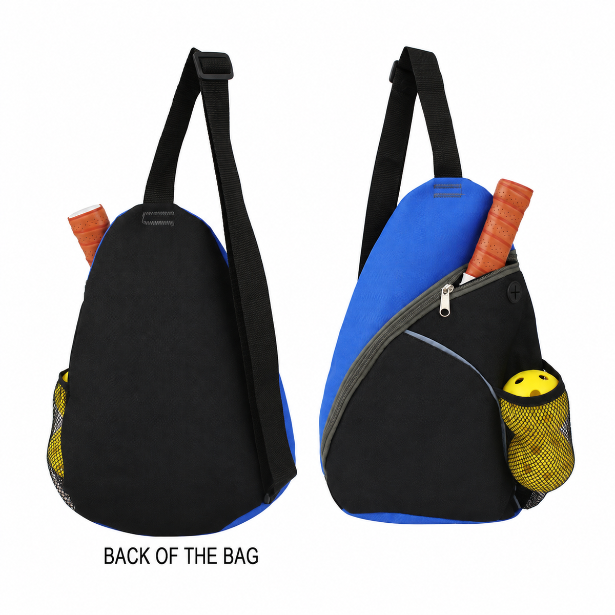 Zippered Poly Sling Backpack