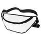 Black-Trim Clear Vinyl Waist Pack