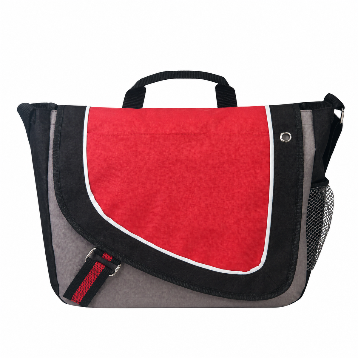 Cable-Port Poly Messenger Bag