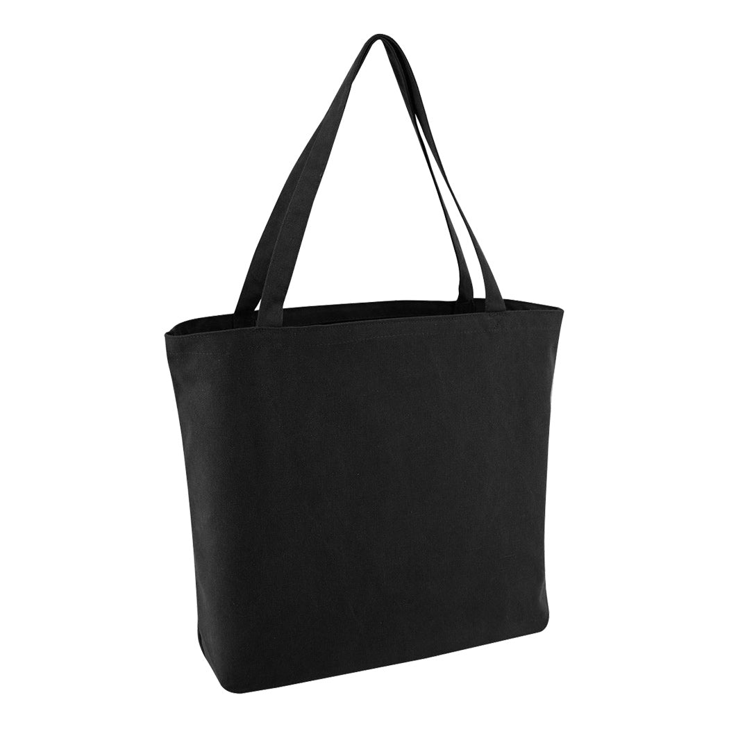 Expandable Cotton Canvas Tote Bag